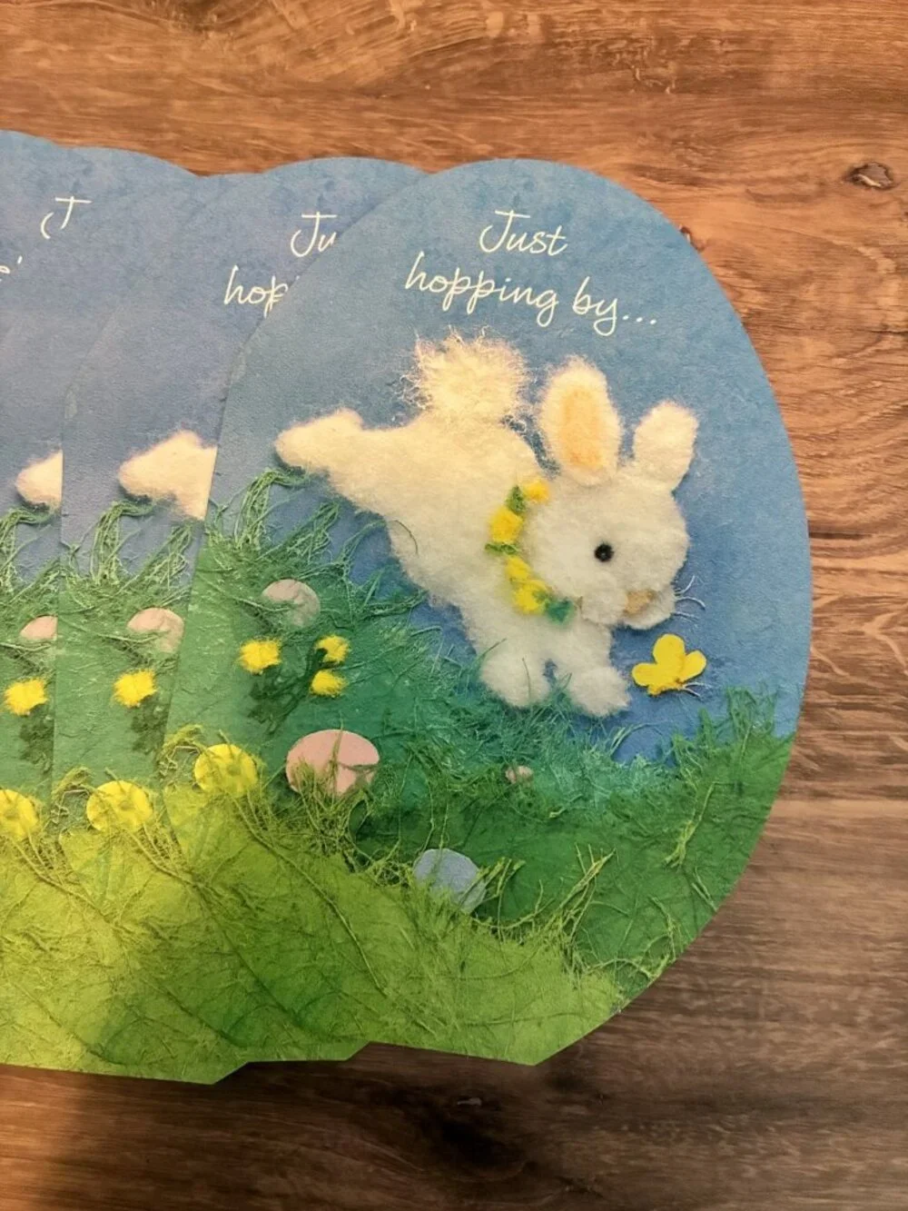 Vintage Ambassador Easter Cards Set 7 Bunny Die-Cut Greeting Cards & Envelopes